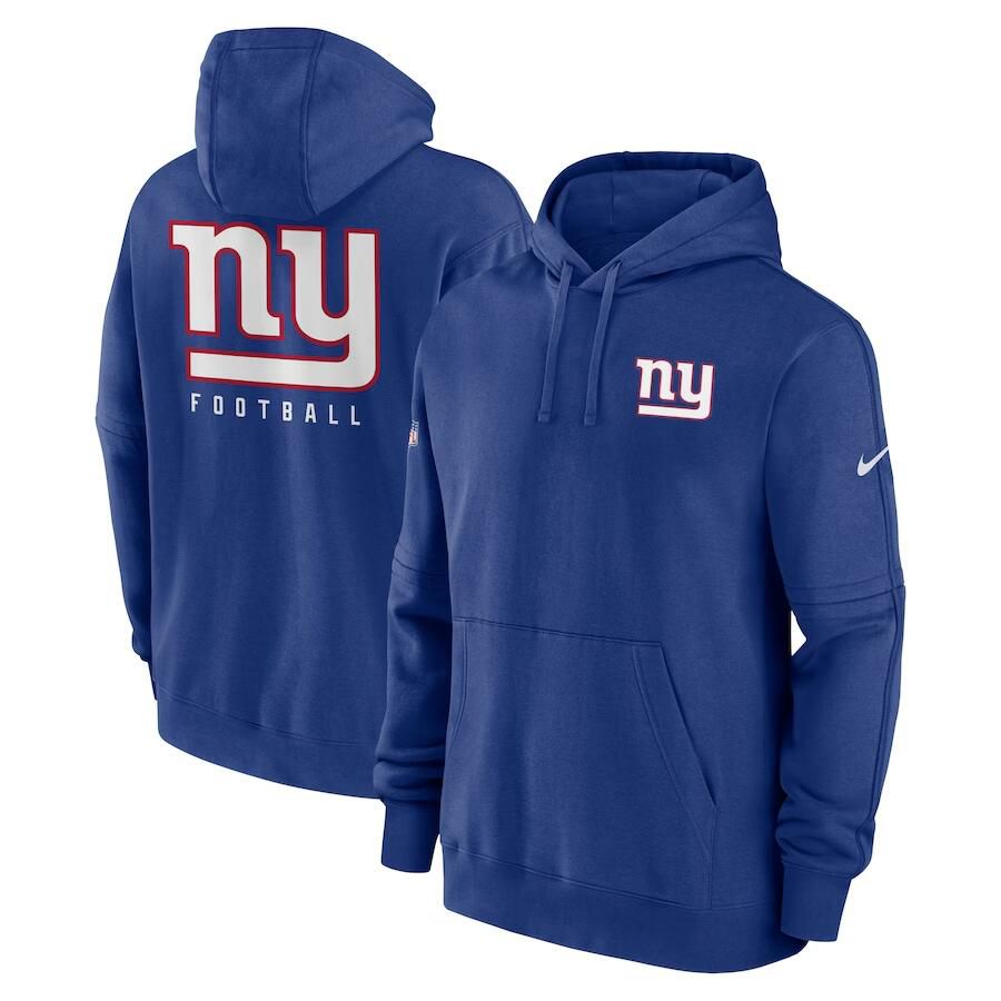 Men 2023 NFL New York Giants blue Sweatshirt style 1->new york giants->NFL Jersey